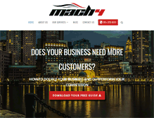 Tablet Screenshot of mach4marketing.com